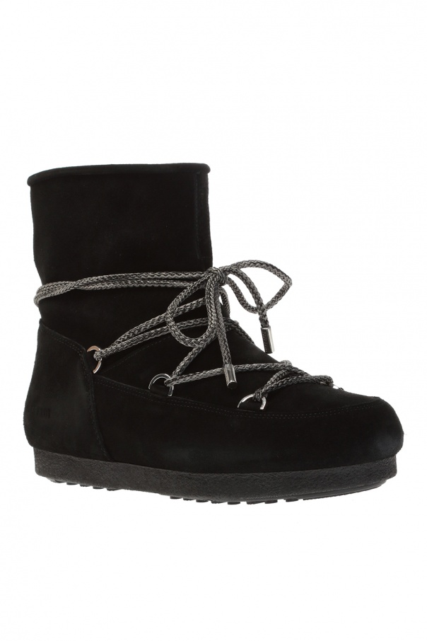 Moon boot far outlet side low suede glitter